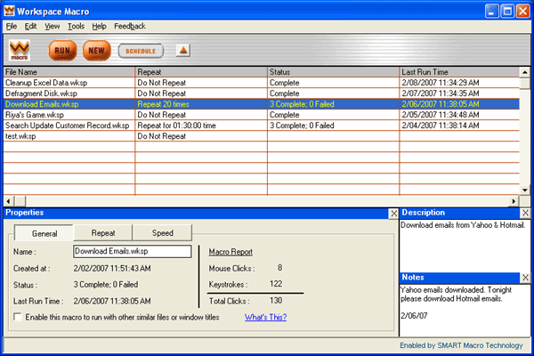 Workspace Macro Screenshot